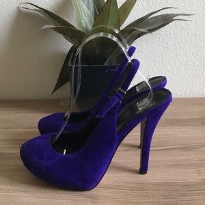 Dolce Vita Suede Slingback Pumps